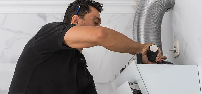 Precision In-wall Dryer Vent Cleaning & Rerouting Corrections in Warrington, FL